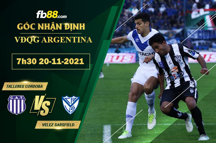 Fb88 soi kèo trận đấu Talleres Cordoba vs Velez Sarsfield