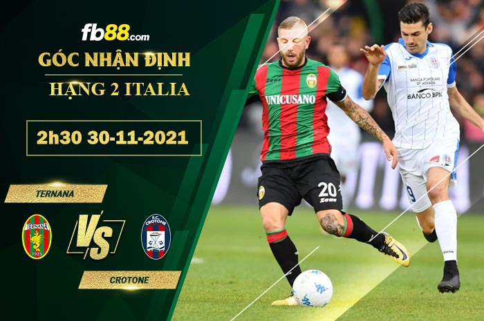 Fb88 soi kèo trận đấu Ternana vs Crotone