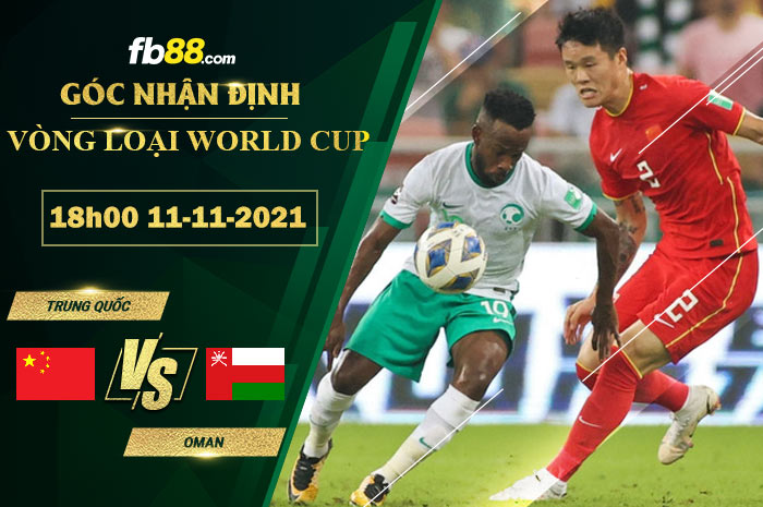 Fb88 soi kèo trận đấu Trung Quốc vs Oman