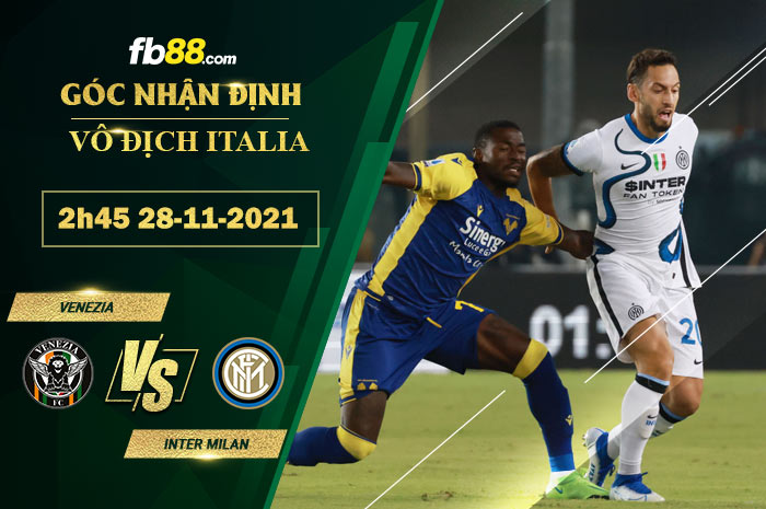 Fb88 soi kèo trận đấu Venezia vs Inter Milan