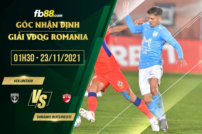 fb88-soi kèo Voluntari vs Dinamo Bucuresti