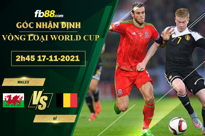 Fb88 soi kèo trận đấu Wales vs Bỉ