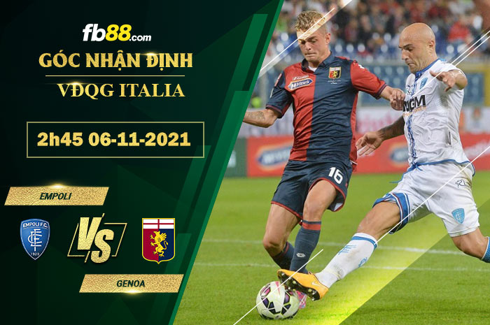 Fb88 soi kèo trận đấu Empoli vs Genoa