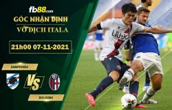Fb88 bảng kèo trận đấu Sampdoria vs Bologna