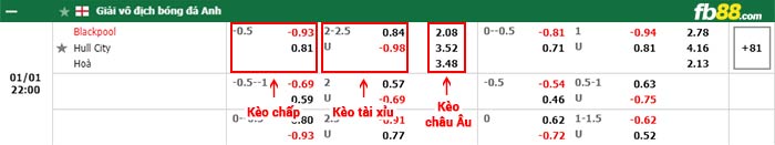 fb88-bảng kèo trận đấu Blackpool vs Hull City