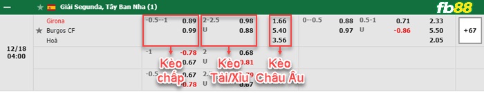 Fb88 bảng kèo trận đấu Girona vs Burgos