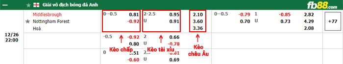 fb88-bảng kèo trận đấu Middlesbrough vs Nottingham Forest