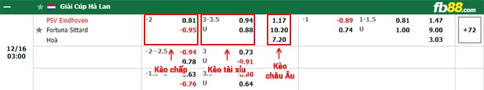 fb88-bảng kèo trận đấu PSV vs Fortuna Sittard