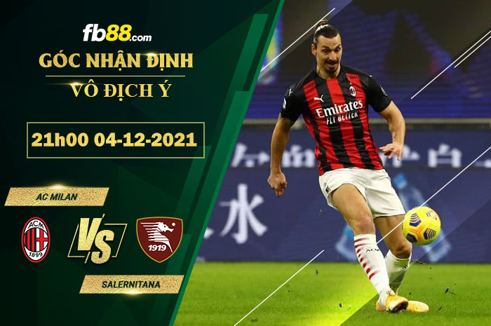 Fb88 soi kèo trận đấu AC Milan vs Salernitana