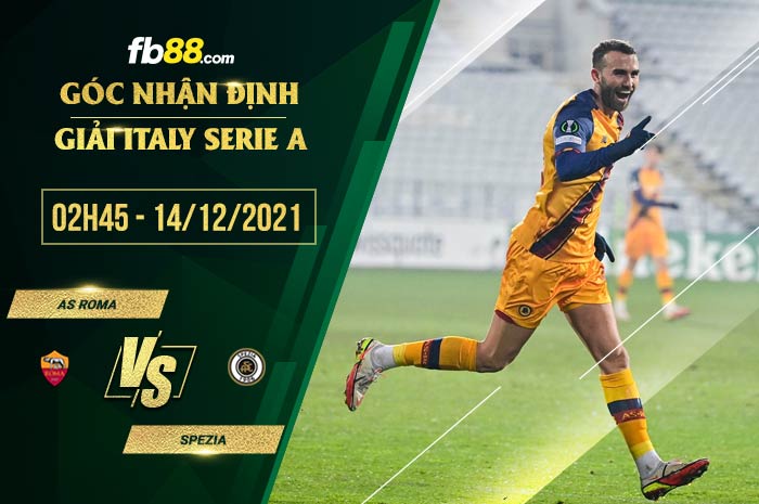 fb88-soi kèo AS Roma vs Spezia