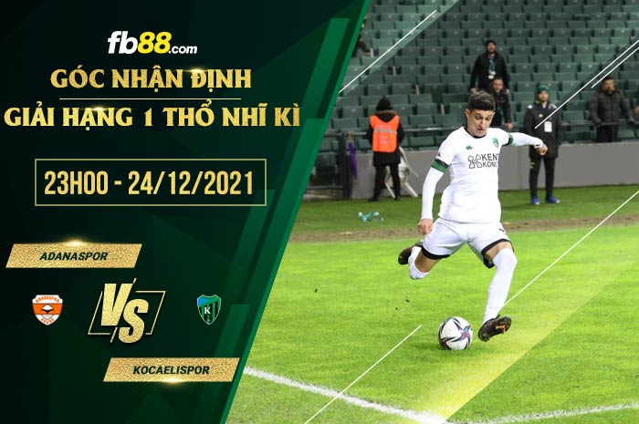 fb88-soi kèo Adanaspor vs Kocaelispor