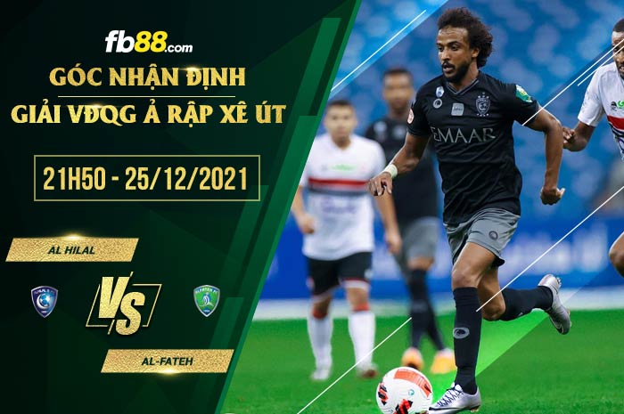 fb88-soi kèo Al Hilal vs Al-Fateh
