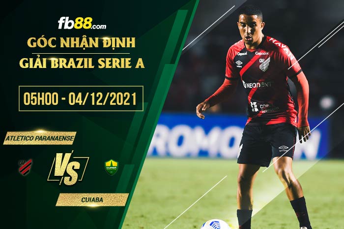 fb88-soi kèo Atletico Paranaense vs Cuiaba