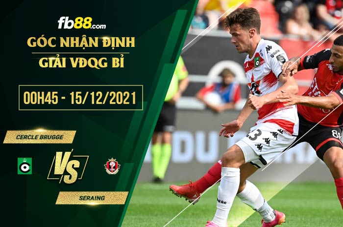 fb88-soi kèo Cercle Brugge vs Seraing