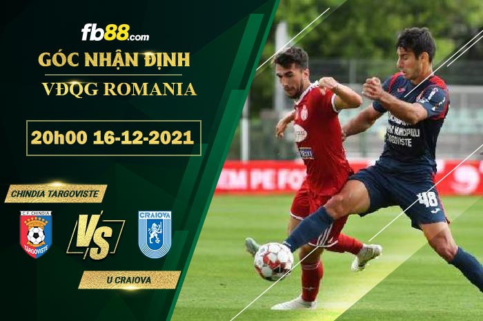 Fb88 soi kèo trận đấu Chindia Targoviste vs  U Craiova