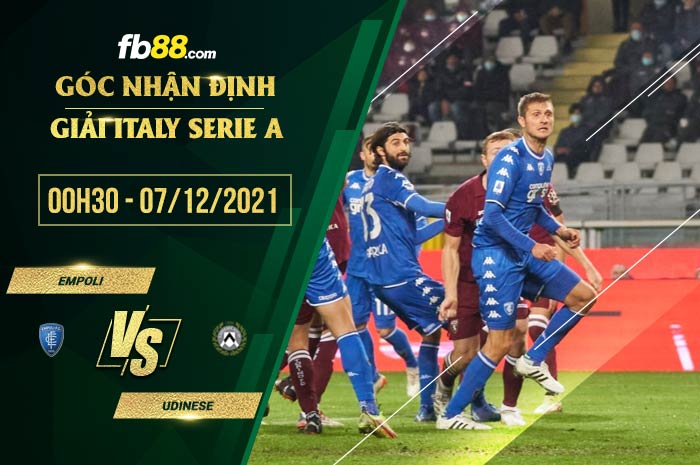fb88-soi kèo Empoli vs Udinese