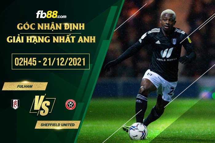 fb88-soi kèo Fulham vs Sheffield United