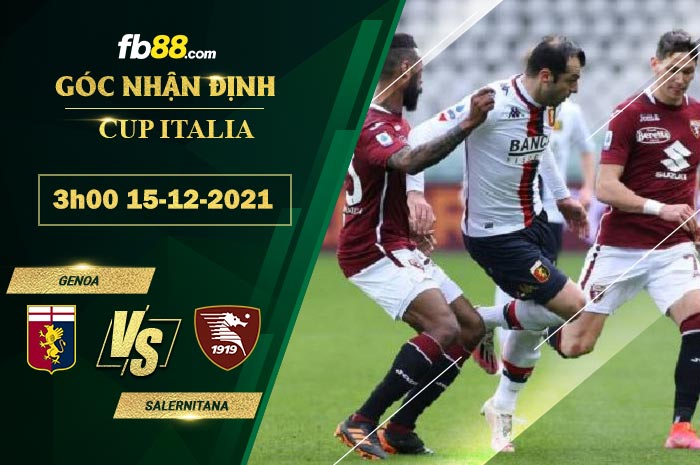 Fb88 soi kèo trận đấu Genoa vs Salernitana