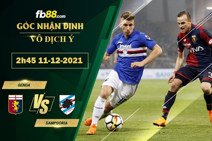 Fb88 soi kèo trận đấu Genoa vs Sampdoria
