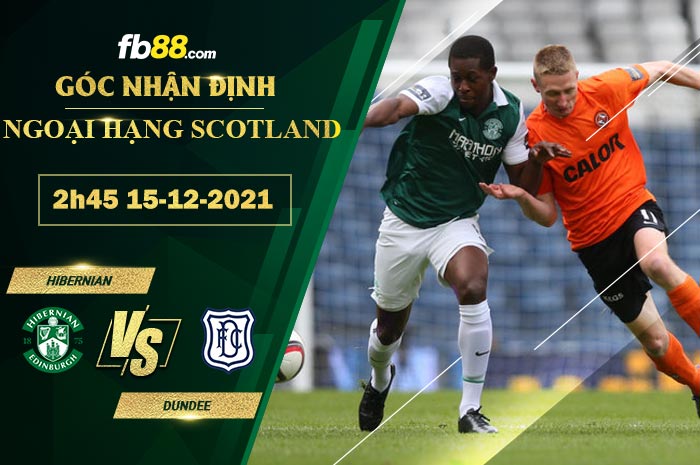 Fb88 soi kèo trận đấu Hibernian vs Dundee