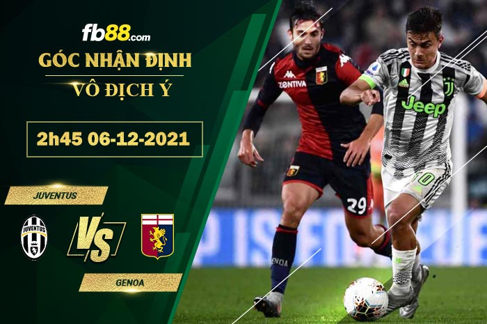 Fb88 soi kèo trận đấu Juventus vs Genoa
