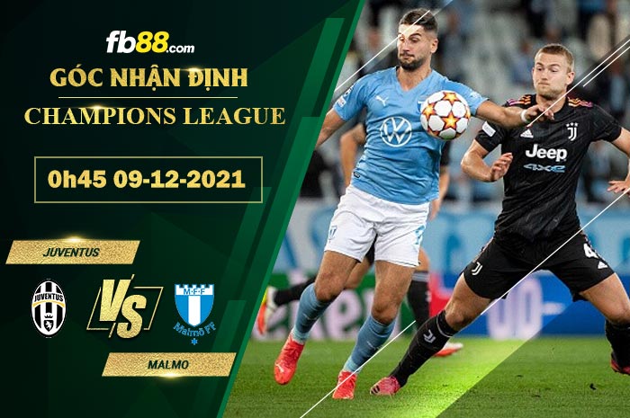 Fb88 soi kèo trận đấu Juventus vs Malmo
