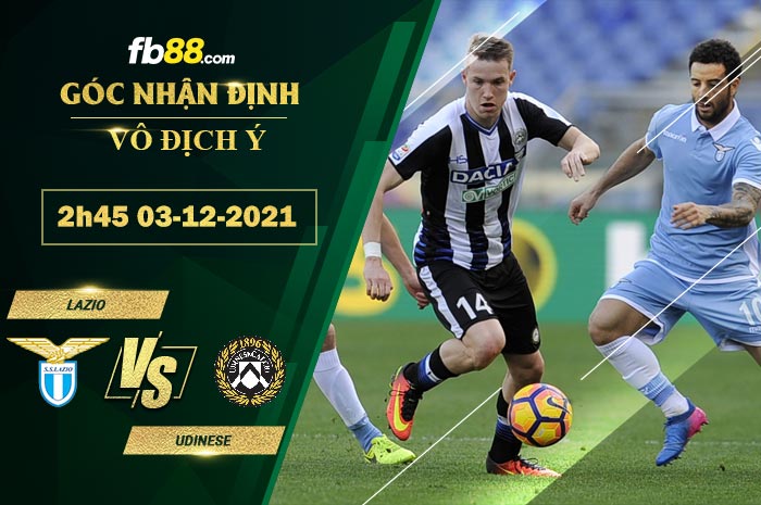 Fb88 soi kèo trận đấu Lazio vs Udinese