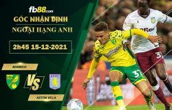 Fb88 soi kèo trận đấu Norwich vs Aston Villa
