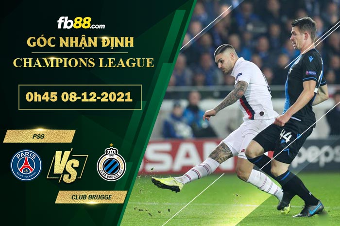 Fb88 soi kèo trận đấu PSG vs Club Brugge