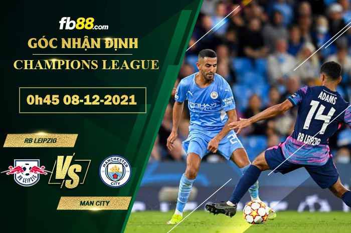 Fb88 soi kèo trận đấu RB Leipzig vs Man City