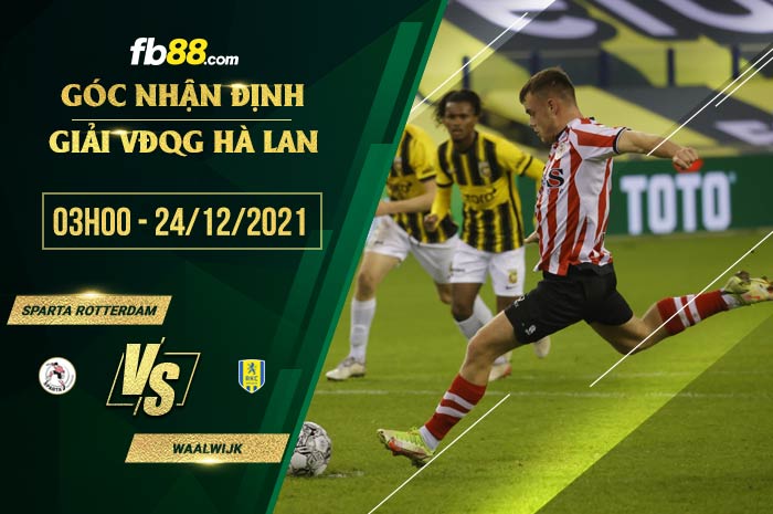fb88-soi kèo Sparta Rotterdam vs Waalwijk