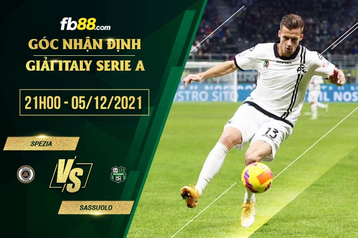 fb88-soi kèo Spezia vs Sassuolo