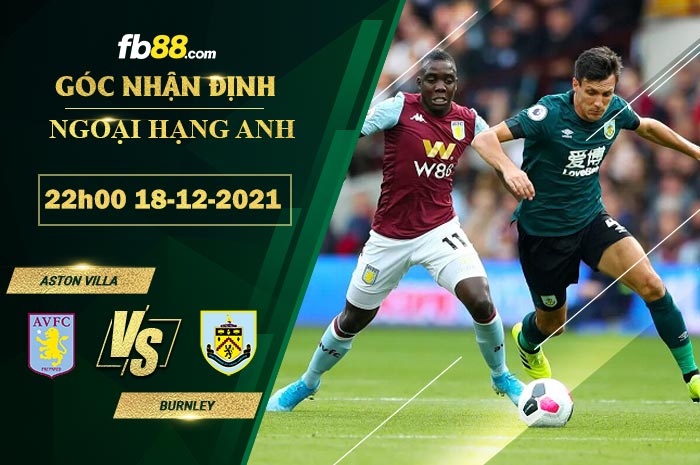 Fb88 soi kèo trận đấu Aston Villa vs Burnley