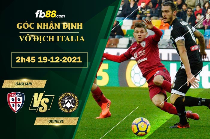 Fb88 soi kèo trận đấu Cagliari vs Udinese;