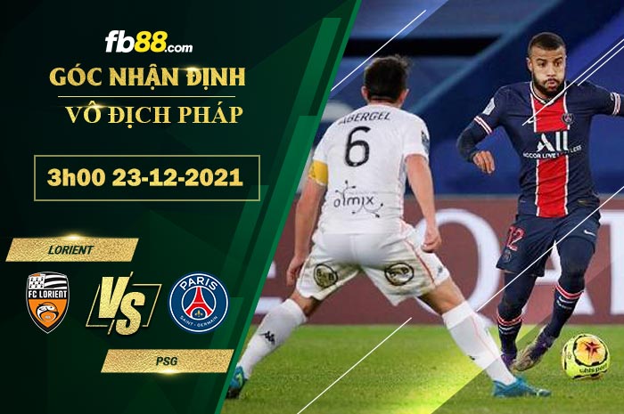 Fb88 soi kèo trận đấu Lorient vs PSG