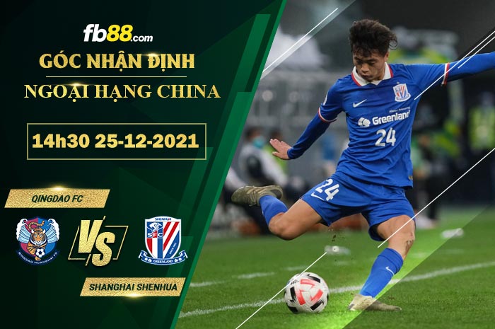 Fb88 thông số trận đấu Qingdao FC vs Shanghai Shenhua