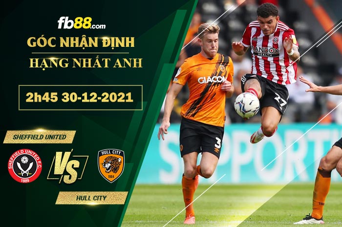 Fb88 soi kèo trận đấu Sheffield United vs Hull City