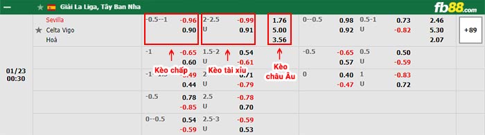 fb88-bảng kèo trận đấu Sevilla vs Celta Vigo