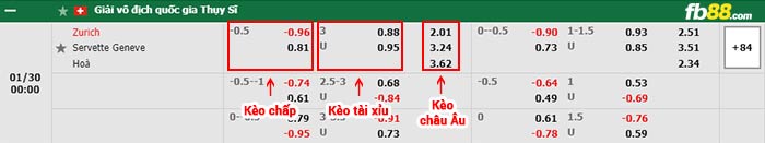 fb88-bảng kèo trận đấu Zurich vs Servette