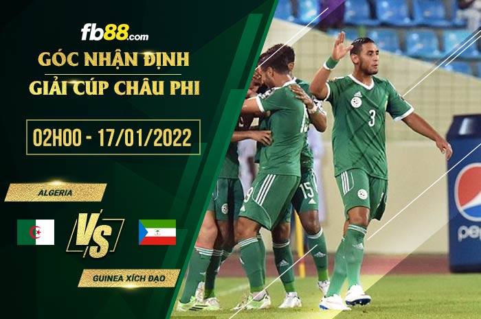 fb88-soi kèo Algeria vs Equatorial Guinea