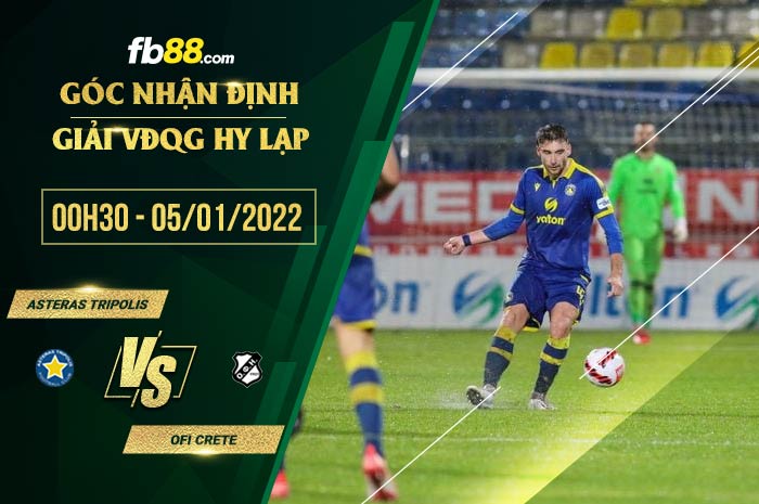 fb88-soi kèo Asteras Tripolis vs OFI Crete