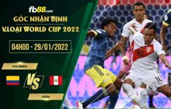 fb88-soi kèo Colombia vs Peru