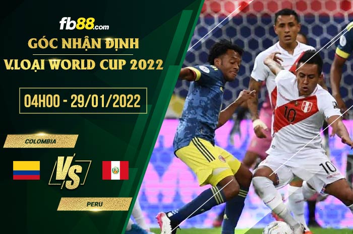 fb88-soi kèo Colombia vs Peru