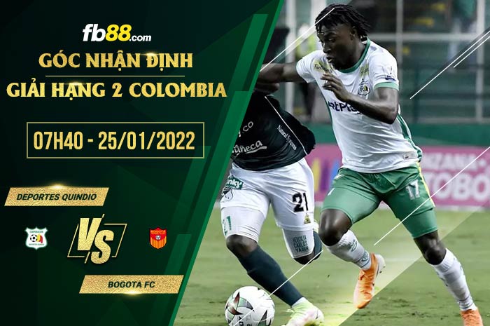 fb88-soi kèo Deportes Quindio vs Bogota FC