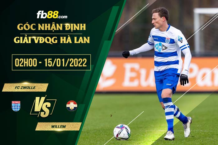 fb88-soi kèo FC Zwolle vs Willem