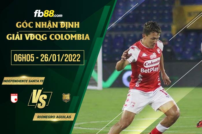 fb88-soi kèo Independiente Santa Fe vs Rionegro Aguilas