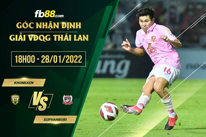fb88-soi kèo Khonkaen vs Suphanburi