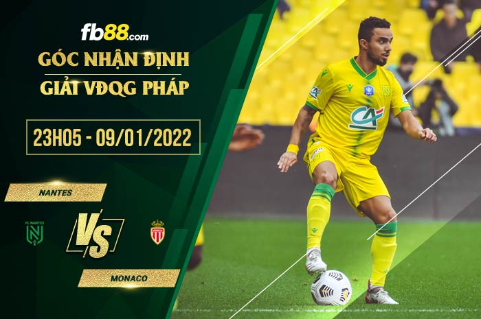 fb88-chi tiết kèo trận đấu Nantes vs Monaco