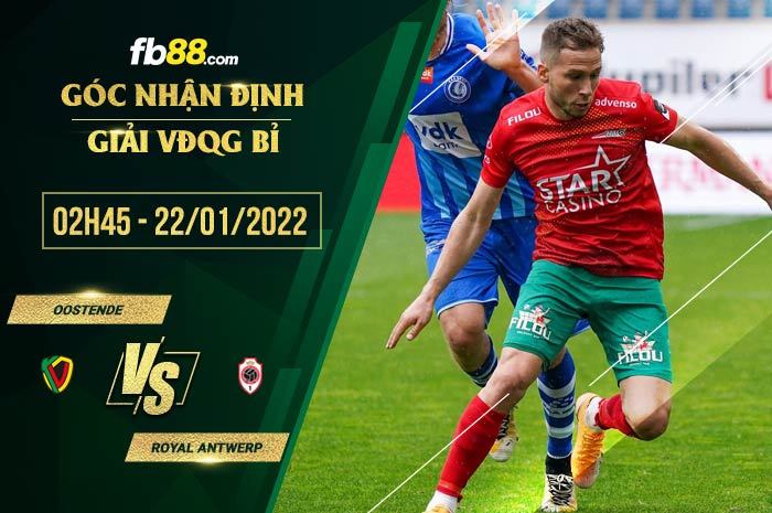 fb88-soi kèo Oostende vs Royal Antwerp