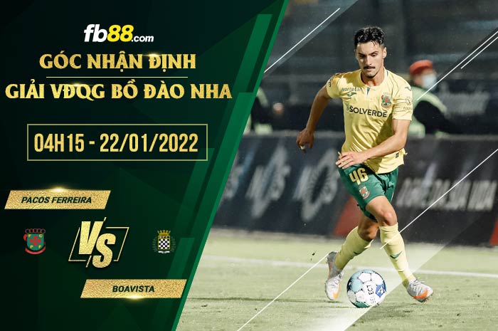 fb88-soi kèo Pacos Ferreira vs Boavista